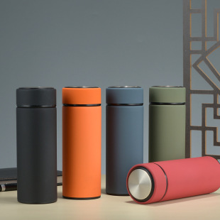 350ml Mini Frosted Business Straight Cup High-End Gift Set Thermos Cup Advertising Gift Cup Small Quantity Customization