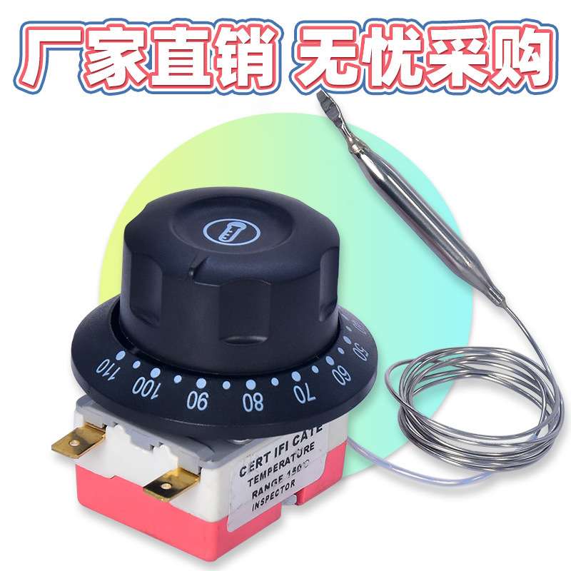 Temperature Controller, Temperature Limiter, Electric Pancake Pan, Electric Frying Boiler, Knob Adjustment Temperature Control Switch, Noodle Cooking Stove