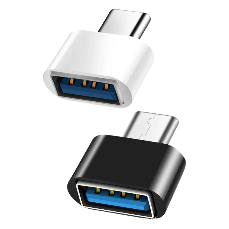 Адаптер Type-C на USB OTG для флеш-накопителей, конвертер данных для мобильных телефонов и компьютеров, высокоскоростная передача данных