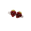 Fashionable three dimensional strawberry, hairgrip, simple shark, hairpin