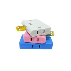 跨境美式插座一轉多轉換器 無線轉換插頭電源轉接頭旋轉美規插座