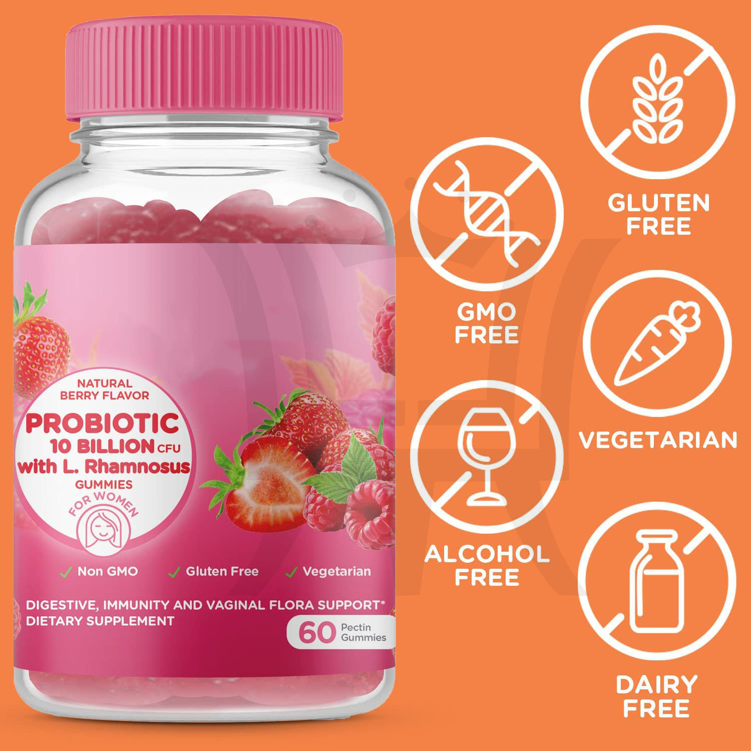 跨境供应 热款 益生菌软糖 Probiotic Gummies