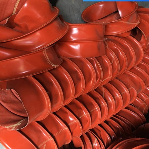 耐高温、耐腐蚀和密封性能颗粒输送专用耐高温帆布伸缩管