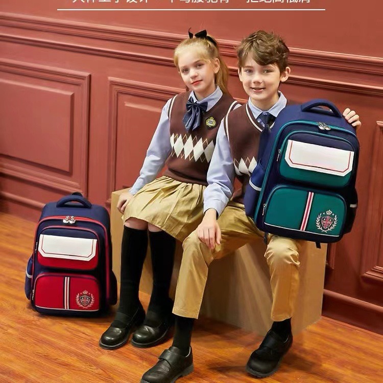 Mochila escolar para estudiantes de primaria, niñas, grados 1,23 a 6, crista ligera, mochila impermeable para niños, crista ligera