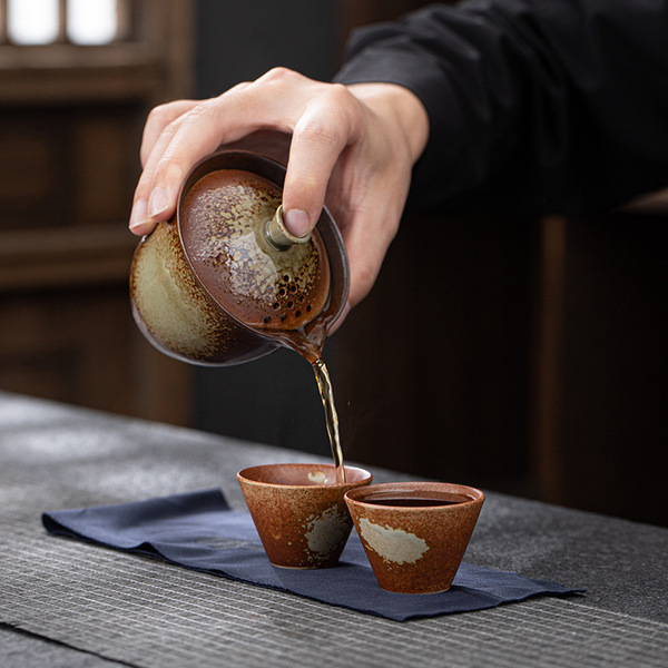 Handheld high-end tea set