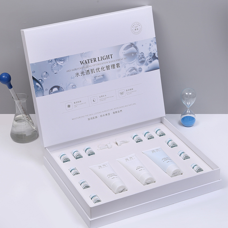 Offline beauty salon for water light facial skin care products set box suit hydrating skin rejuvenation brightening skin genuine goods wholesale Offline beauty salon for water light facial skin care products set box suit hydrating skin rejuvenation brightening skin genuine goods wholesale