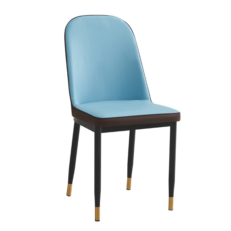 Silla de comedor de lujo ligera, taburetes domésticos, estilo nórdico simple, mesas y sillas de maquillaje en línea, restaurantes de hotel, mesas y sillas de comedor de hierro forjado