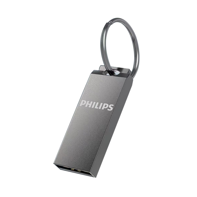 Unidad flash USB de alta velocidad Philips de 32G/64G, compatible con teléfonos móviles y ordenadores, fabricada en material metálico, resistente al agua y a los golpes, transmisión estable.