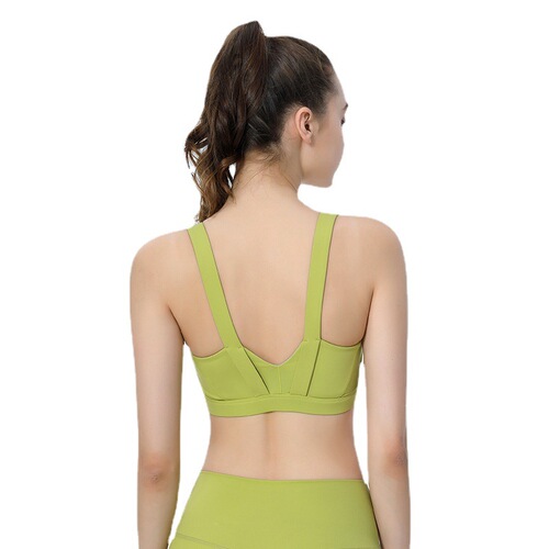 Cross-border new sports bra women's shock-proof yoga vest all-in-one fitness bra beautiful back wear quick-drying suit