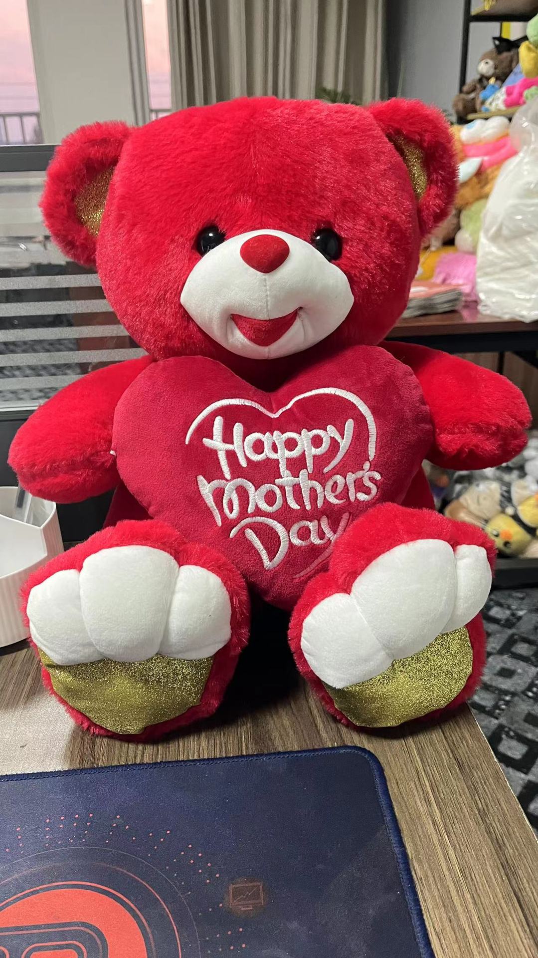 Oso de peluche grande, personalizado, San Valentín, juguete suave, venta directa de fábrica image 9