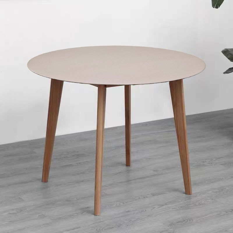 Mesa redonda color sólido impermeable a prueba de agua a prueba de aceite mesa redonda cubierta mesa de té almohadilla mesa