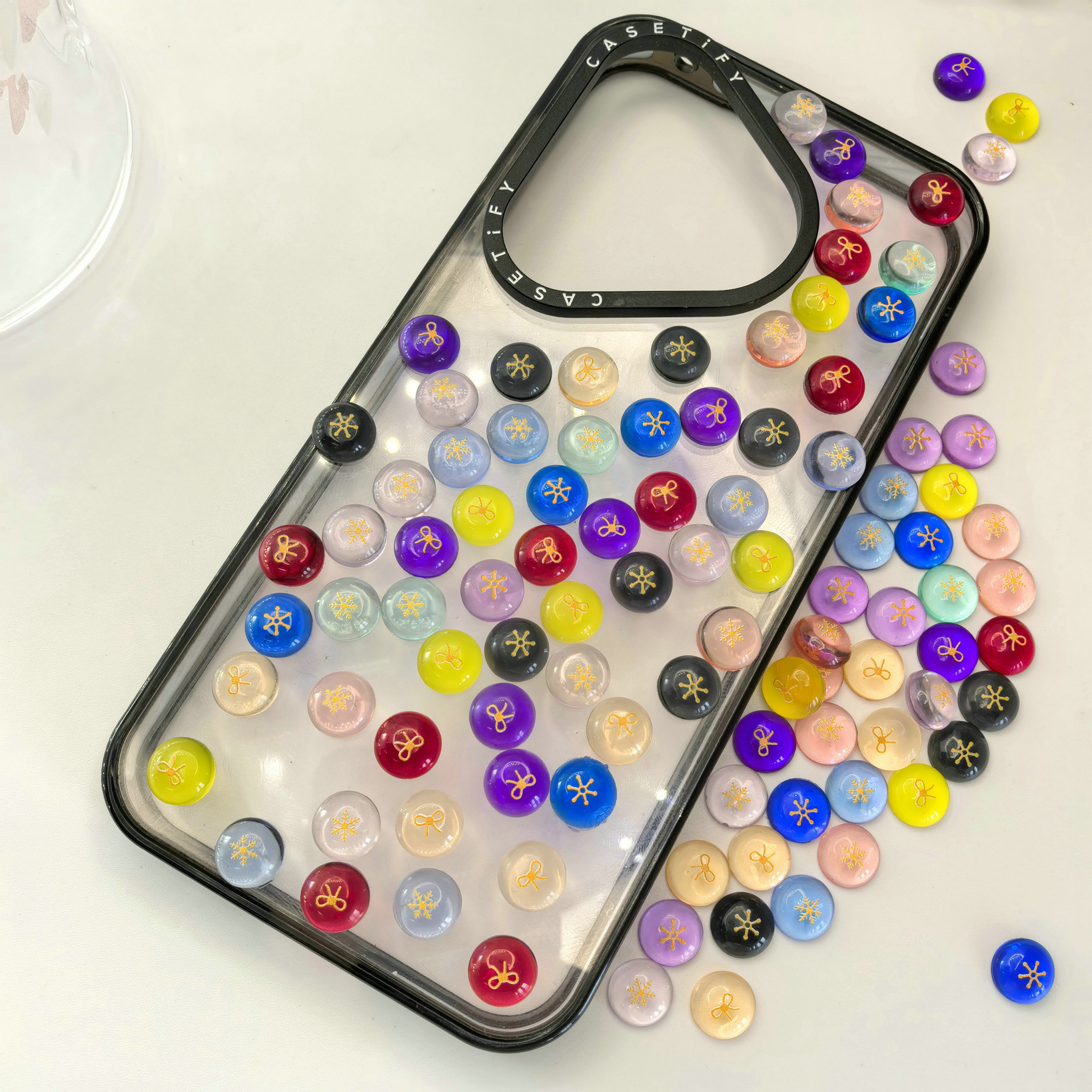 冰透明圆珠树脂饰品配件手机壳首饰头饰义乌小饰品0012.jp