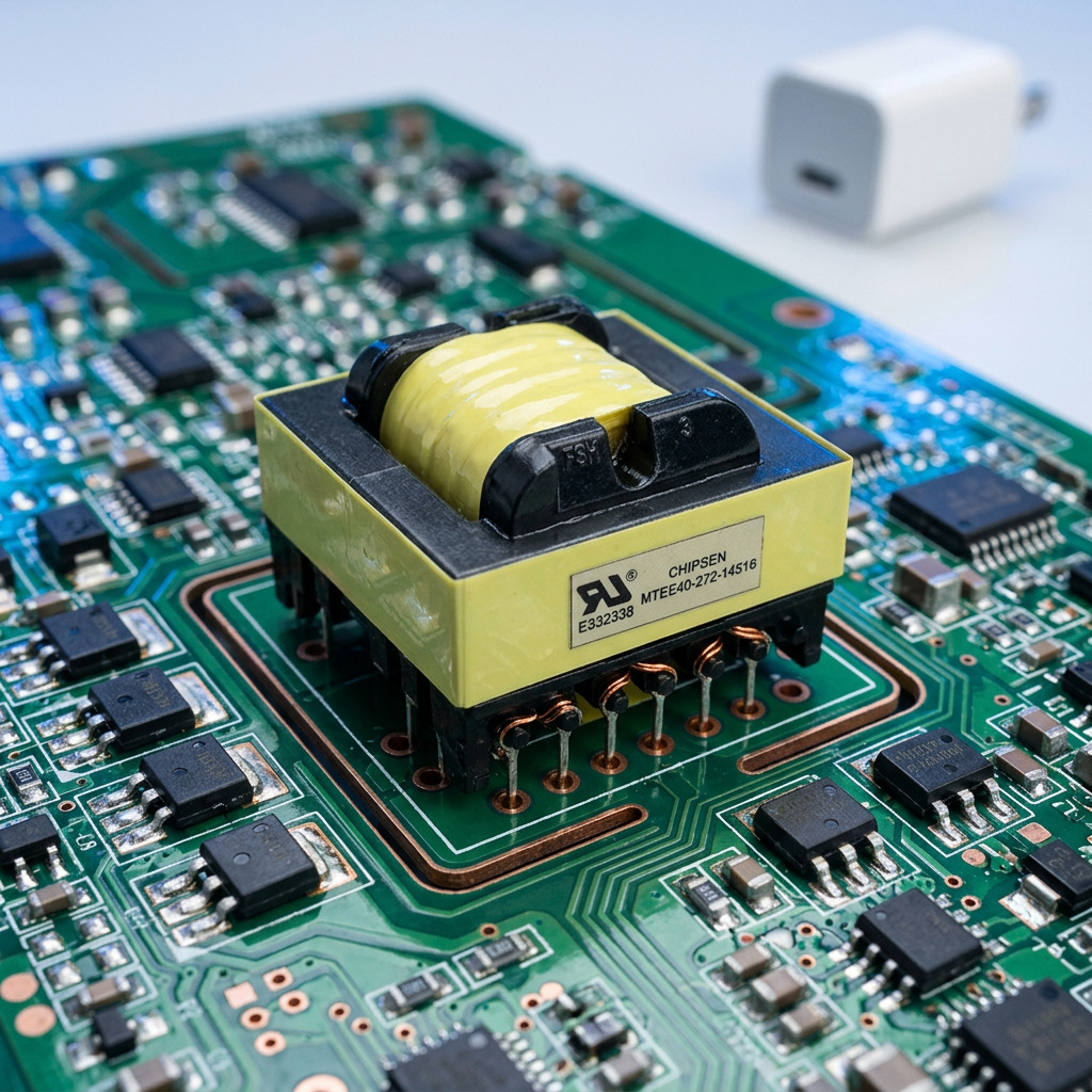 EE40��Ƶ��ѹ��220V 24V 12V 5V�������о��Яʽ��Դն����ѹPCB