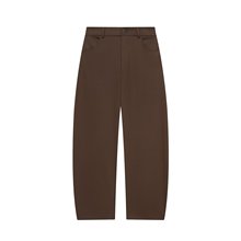 PB&ZA女装春季新款气球版裤子复古高腰百搭拉链式休闲长裤4749402