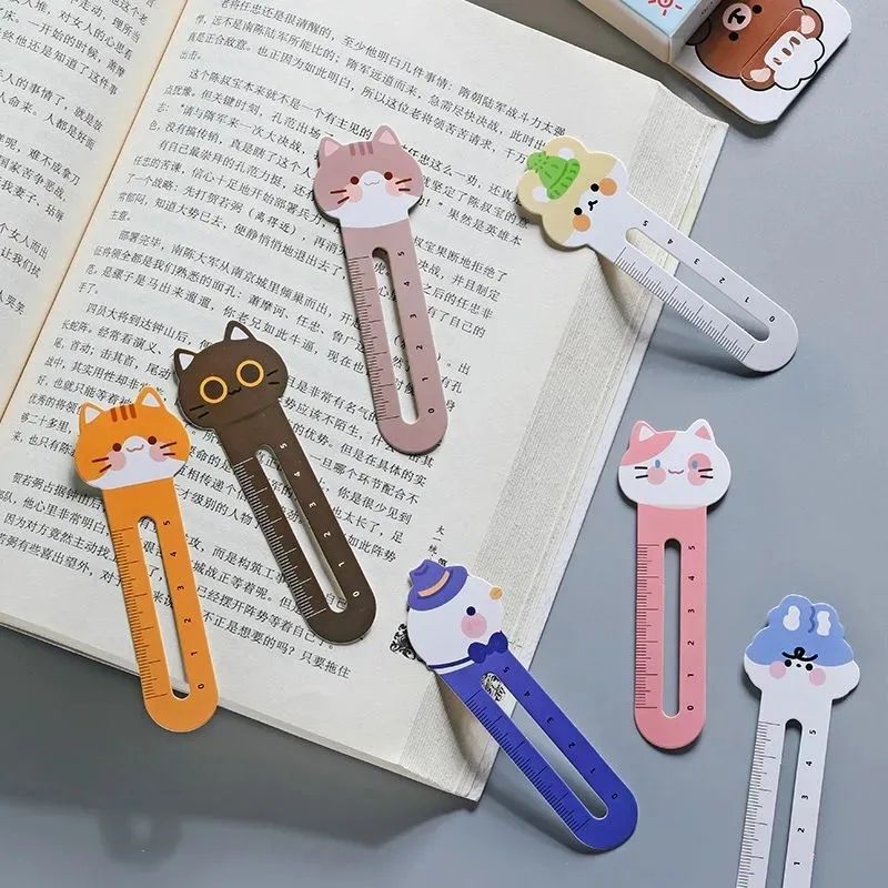 Cute Animal Bookmarks, Universal Ruler for Primary School Students, Cartoon High-Value Ruler, Stationery Gifts, Student Prizes for First Grade Cute Animal Bookmarks, Universal Ruler for Primary School Students, Cartoon High-Value Ruler, Stationery Gifts, Student Prizes for First Grade