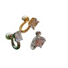 Retro small design earrings from pearl, European style, light luxury style