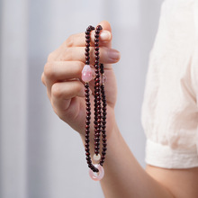 印度小叶紫檀手串0.6多圈DIY貔貅跑环念珠佛珠念珠首饰文玩批发