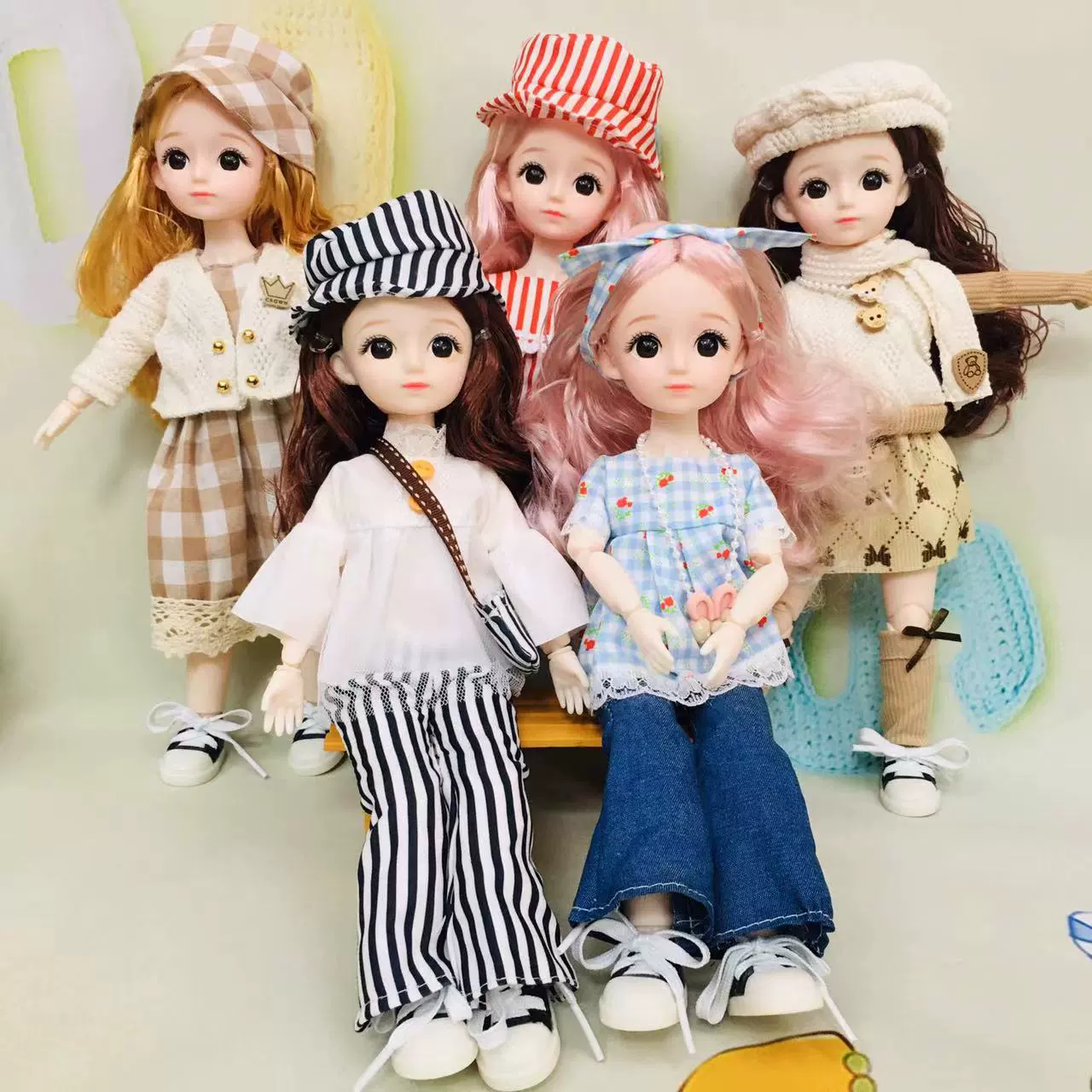 30cm кукла больших размеров 1/6 BJD, одежда для куклы, многосоставная кукла, ролевая игра, игрушка для девочек