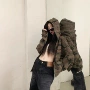 宽松新款美式连帽卫衣
