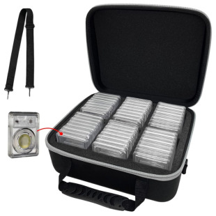 Customized Hard Shell Eva Commemorative Coin Suitcase Can Hold 48 Pieces of Pcgs or Ngc Graded Coin Plate Packaging Box