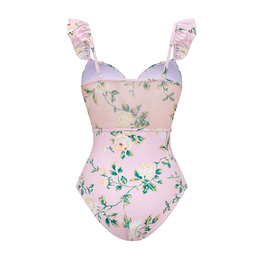 Blumen Bikini Set Mit 3d Kristall Applikationen Für Den Strand_voghion.com