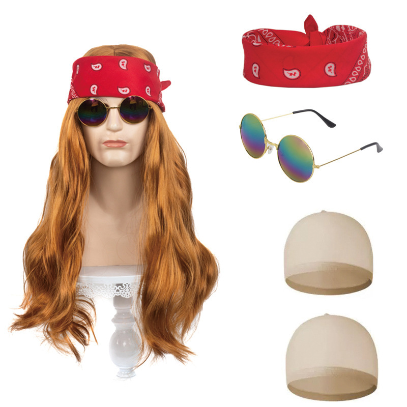 Unisex Rock Hippie Carnival Party Dance Cosplay Cosplay Wig Full Hair Cover Unisex Rock Hippie Carnival Party Dance Cosplay Cosplay Wig Full Hair Cover