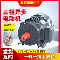Двухполюсный YE2 трёхфазный асинхронный двигатель XinHengYun, полный медный, вертикальный осевой, 3 кВт варианты