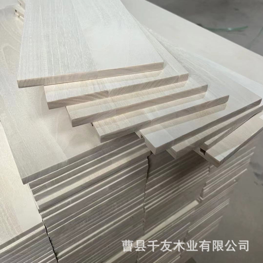 桐木板材实木直拼板 家具配件木条桐木板装饰材料实木板材木板片