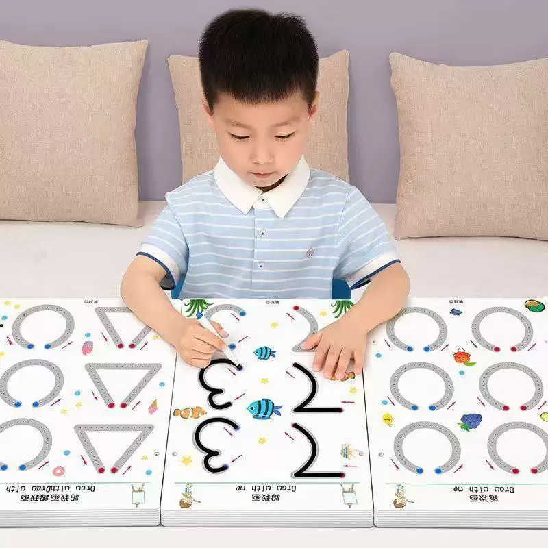 Erasable training book, practice, custom-made, (Cross-border trading), tear-off sheet, early education, concentration