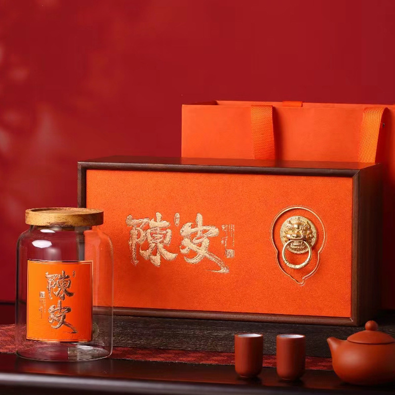 Xinhui Tangerine Peel 100g Gift Box 5-Year-Old Meijiang Red Orange Peel Sichuan Clam Old Tangerine Peel 10-Year-Old Orange Peel Tangerine Peel Tea