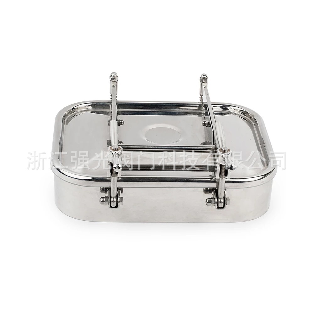 啤酒，葡萄酒发酵罐，卫生级矩形人孔盖,不锈钢矩形人孔盖