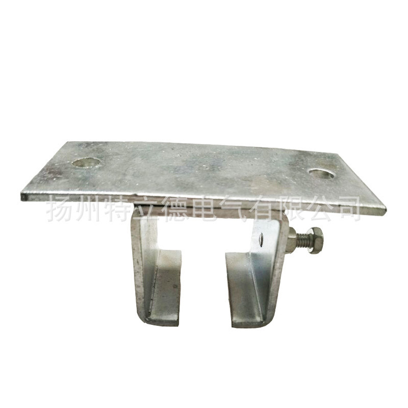 轨道滑线吊夹 C型移动轨道滑线悬吊架 防爆电缆滑线吊夹