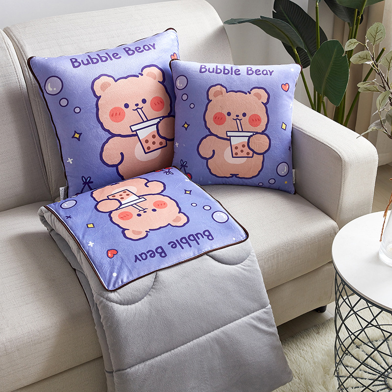 밀크 티 베어 (두꺼운 벨벳)