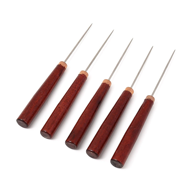 Фабрика Прямая продажа красная деревянная ручка шило для ремонта обуви