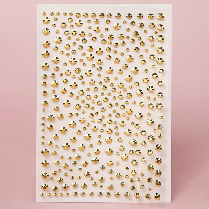 In-Stock Rhinestone Stickers, Self-Adhesive Acrylic Glitter Rhinestones, DIY Multi-Size Face and Eye Makeup, Photo Makeup, Nail Art Decoration