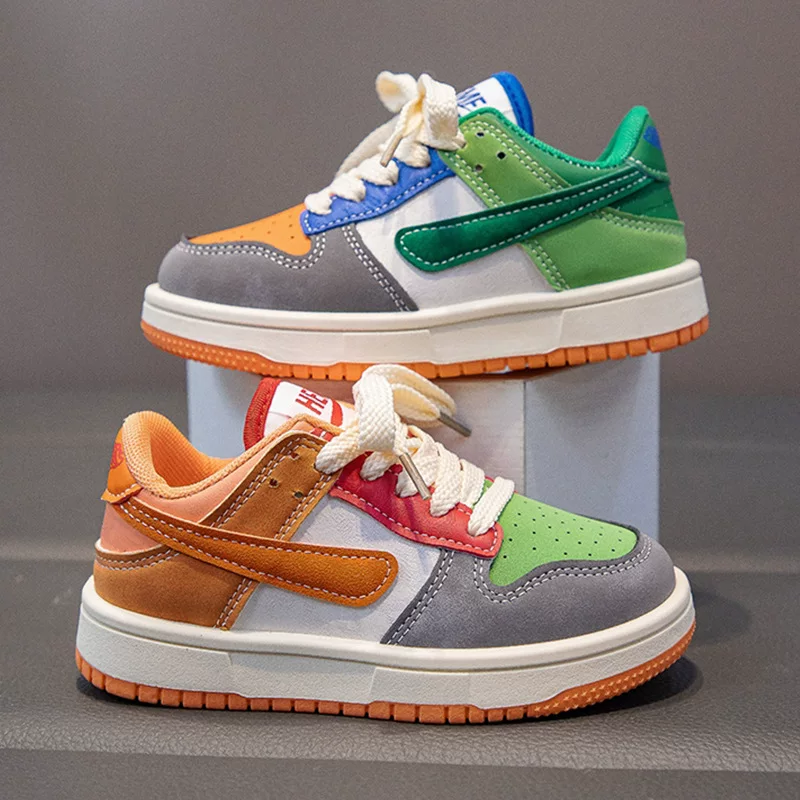 Children's sneakers, demi-season casual footwear, universal sports shoes, Korean style, soft sole