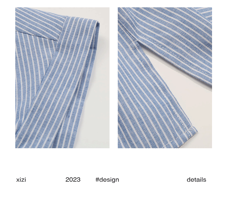 Camicia button-down con risvolto a maniche corte a righe_voghion.com