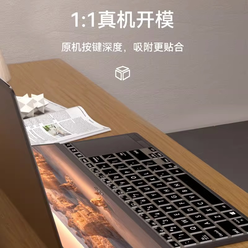 Adecuado para 14 pulgadas Asus lingyao X dual-pantalla Teclado película UX4100E funda protectora portátil