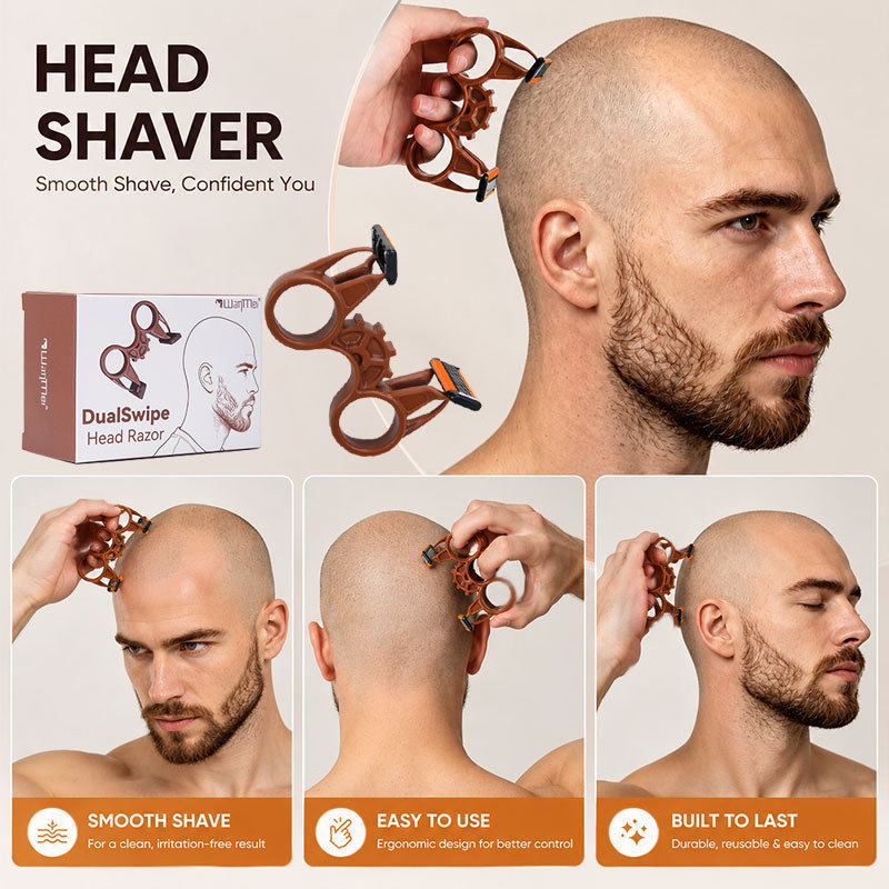 Upgraded bald hair clipper with 6-layer blades, bald head shaver Upgraded bald hair clipper with 6-layer blades, bald head shaver