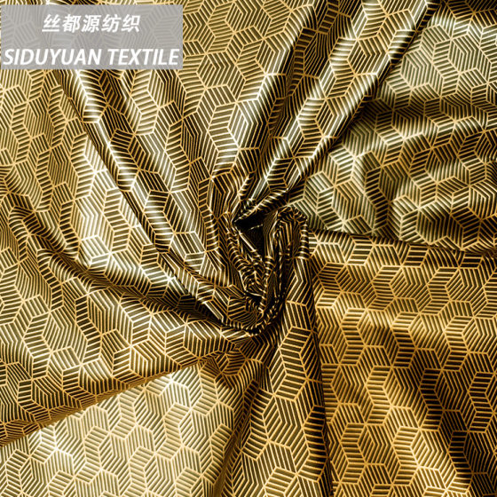 in stock graphene lining polyester taffeta heat storage warm lock temperature lining down jacket cotton-padded jacket charge gilded lining