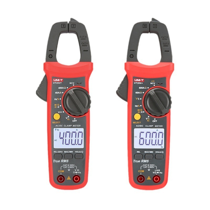 クランプメーター UNI-T/ユーリッド UT201+202A203+UT204+ 産業用電流計 クランプマルチメーター|undefined