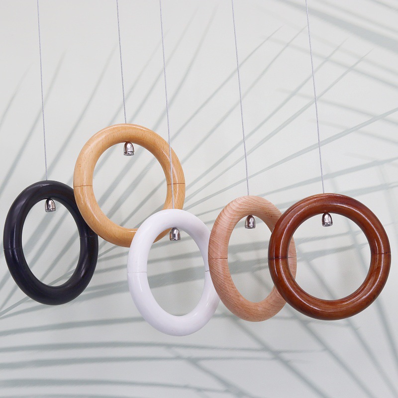 钢线挂钩  服装店挂钩创意吊顶挂衣钩加长吊环 带磁木圈环