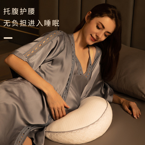 Cross-border pregnant woman pillow, side sleeping support pillow, sleep aid, pregnancy side sleep pillow, sleep helper, waist pillow.