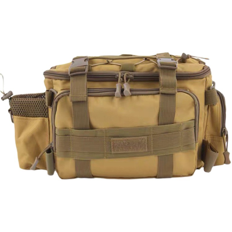 Wholesale Luya bag multi-functional waist bag fishing crossbody waterproof Oxford cloth outdoor shoulder bag waterproof fishing gear bag