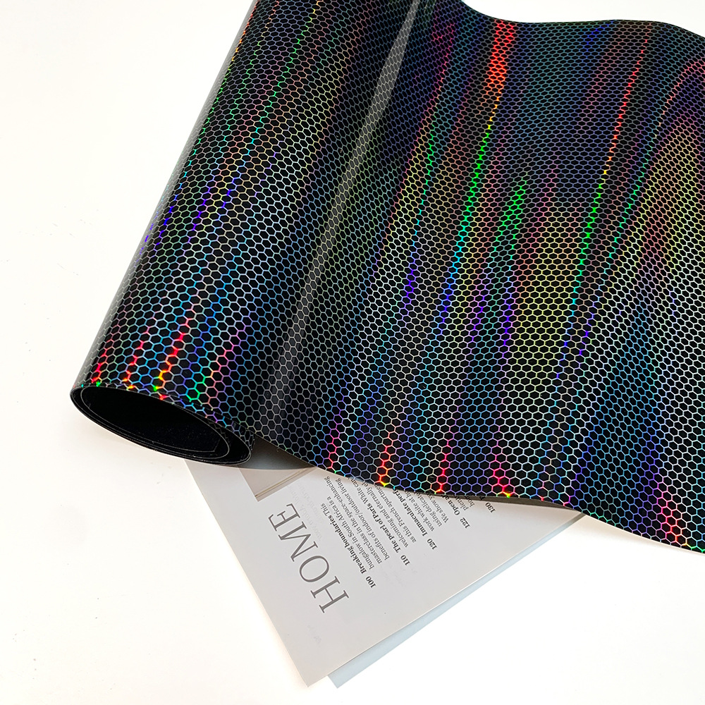 Car Headlight Sticker, Laser Honeycomb Headlight, Tail Light Decorative Film, Fog Light Color Changing Film