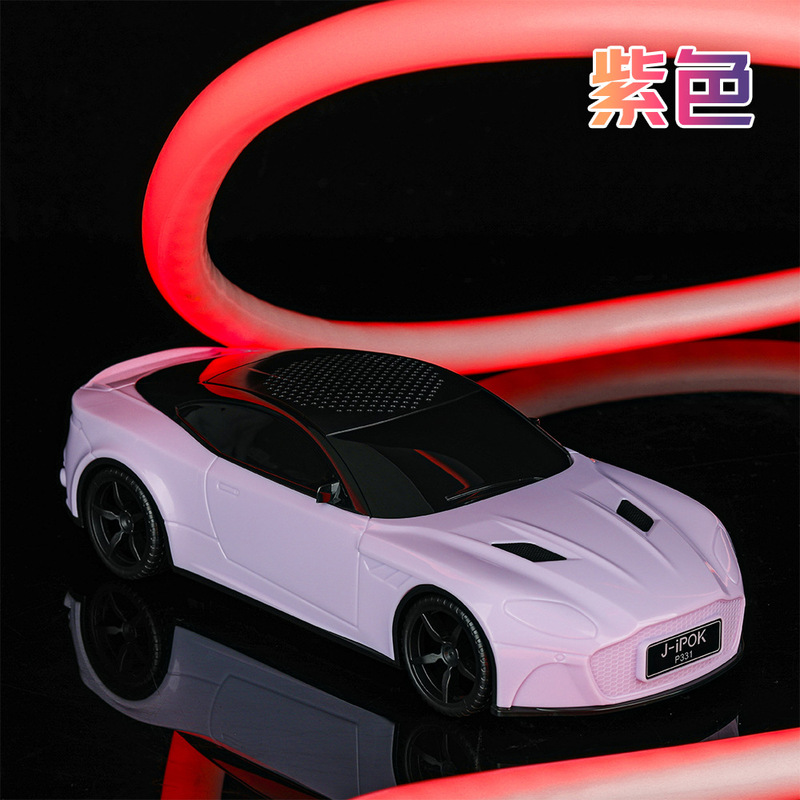 新しいカースタイリング Bluetooth スピーカークールなスポーツカーの外観サブウーファーワイヤレススピーカー大音量と長いバッテリー寿命|undefined
