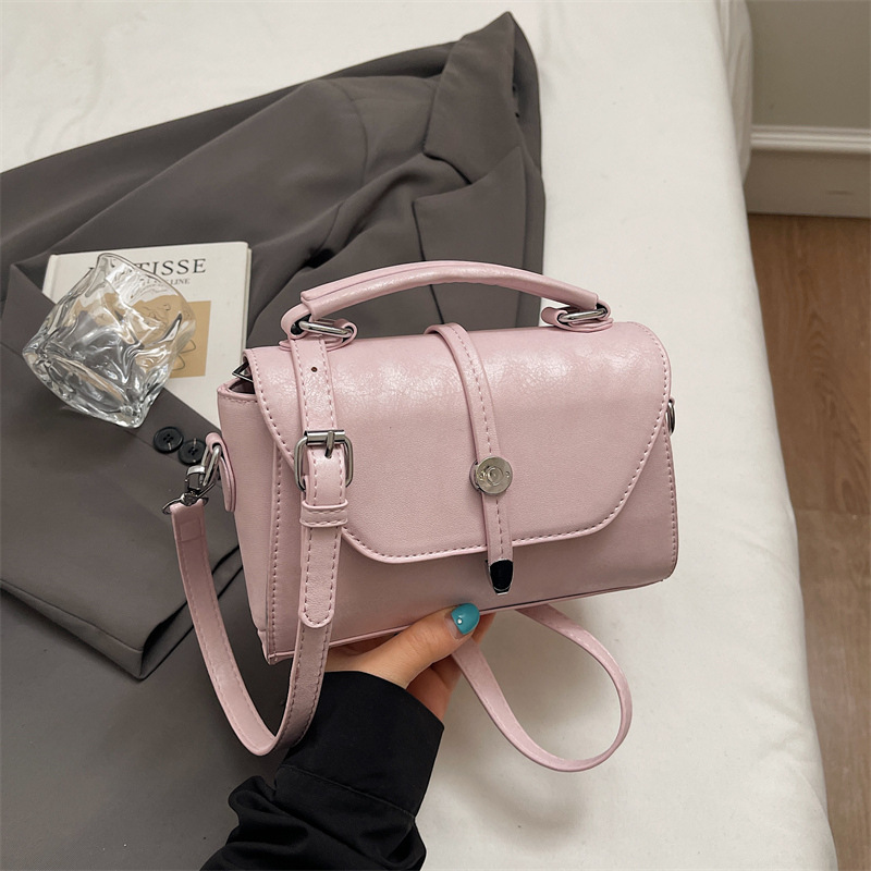 Borsa a tracolla quadrata retro borsa donna versatile elegante_voghion.com