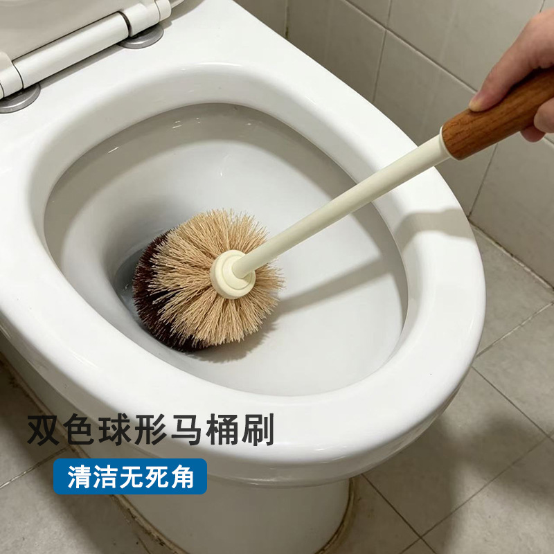 Factory Wholesale Toilet Brush with Round Ball Head, Wooden Long Handle Toilet Cleaning Brush, Single Toilet Brush Factory Wholesale Toilet Brush with Round Ball Head, Wooden Long Handle Toilet Cleaning Brush, Single Toilet Brush