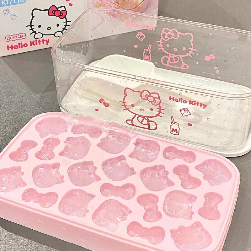 Food-Grade Press-Type Silicone Ice Mold Kt Cartoon Ice Tray Ice Cube Mold for Home DIY Baby Food Freezing Tool Food-Grade Press-Type Silicone Ice Mold Kt Cartoon Ice Tray Ice Cube Mold for Home DIY Baby Food Freezing Tool