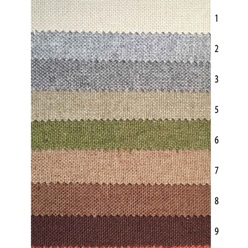 现货 素色布料色细亚麻仿麻布帆布 坐垫老粗布桌布沙发窗帘面料